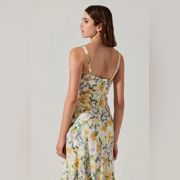 ASTR the Label Floral Corset Satin Dress XS - Picture 9 of 13